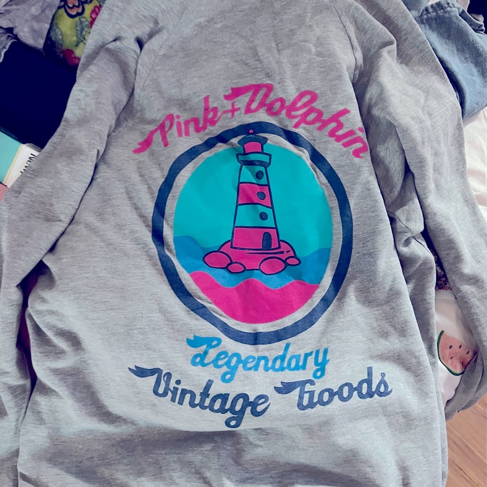 Pink dolphin hoodie